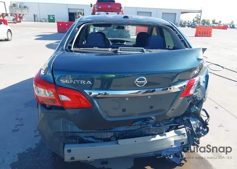2016 Nissan Sentra Sv из США, поврежденный, VIN 3N1AB7AP9GY233218